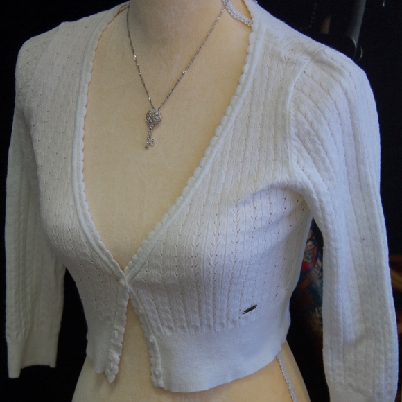 Jenna Jameson Vintage Guess V-Neck Crop Top Total 90's - Picture 6 of 8